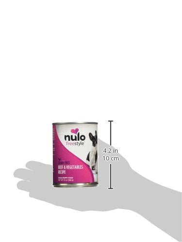 Nulo Grain Free Canned Wet Dog Food (13 oz, Beef)