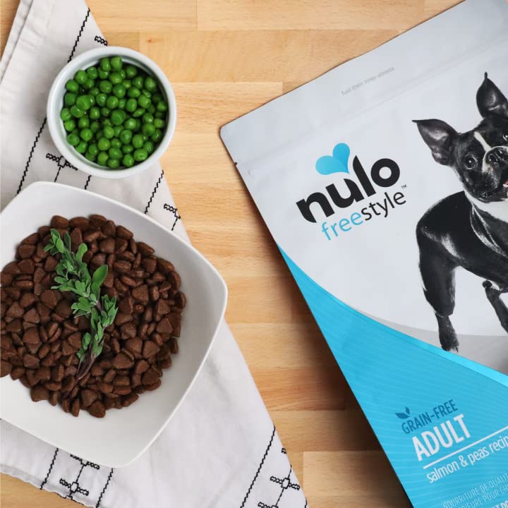 Nulo Grain Free Dog Food: All Natural Adult Dry Pet Food For Large And Small Breed Dogs (Salmon, 11Lb)