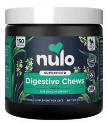 Nulo superfood digestive chews gut health support nutritional supplement for cats 150ct