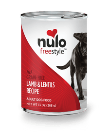 Nulo wet canned dog food lamb & lentils recipe 13oz