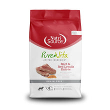Nutri Source Pure Vita Grain Free Beef & Red Lentils, 12 Pound