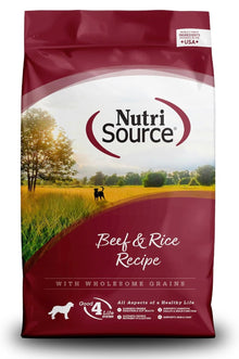 NutriSource Beef & Brown Rice Recipe Dry Dog Food 4lb
