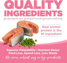 Nutrisource pure vita grain free salmon & peas entree dry dog food kibble 25lbs