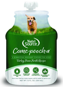 Nutrisource Turkey bone broth 12oz pouch
