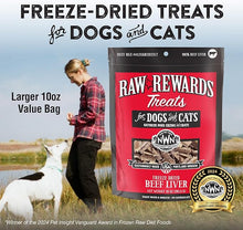 NWN northwest naturals raw rewards beef liver freeze dried dog treats 10oz