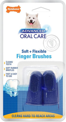 Nylabone advanced oral care finger brushes