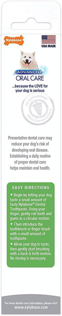 Nylabone advanced oral care pet toothpaste 2.25oz