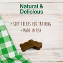 Nylabone Healthy Edibles Chewy Bites Dog Training Treats Bacon 6 oz. - 018214845867