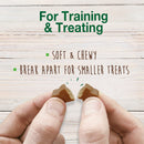 Nylabone Healthy Edibles Chewy Bites Dog Training Treats Peanut Butter 6 oz.