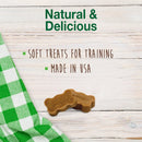 Nylabone Healthy Edibles Chewy Bites Dog Training Treats Peanut Butter 6 oz.