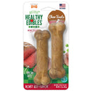 Nylabone Healthy Edibles Long - Lasting Dog Treats - Natural Dog Treats for Small Dogs - Dog Products - Roast Beef Flavor, X - Small/Petite