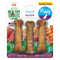 Nylabone Healthy Edibles Natural Puppy Treats Variety Pack - Puppy Supplies - Roast Beef, Bacon, Turkey & Apple Flavors, X - Small/Petite (3 Count)