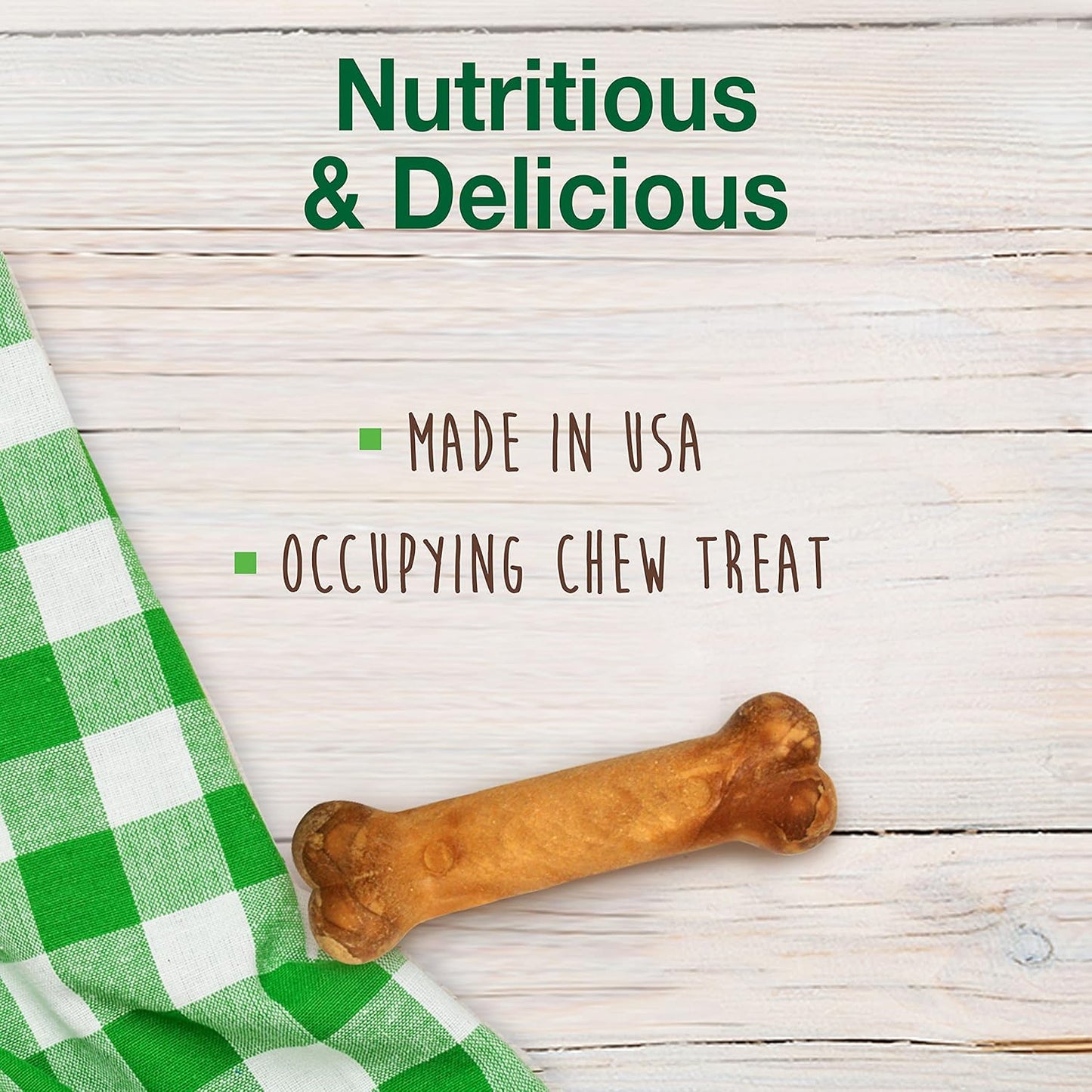 Nylabone healthy edibles puppy chew treats Turkey & sweet potato flavor 3.1oz 4ct