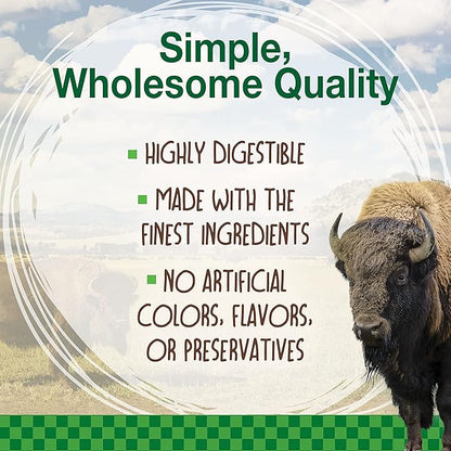 Nylabone healthy edibles real bison large dog treat 4.9ozn