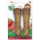 Nylabone Healthy Edibles Roast Beef Flavor Chew Treats for Dog (Pack of 2) X - Large/Souper