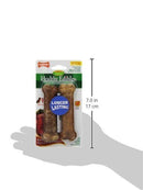 Nylabone Healthy Edibles Roast Beef Flavored Treat Bones, Size Regular 2 bones