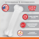 Nylabone Power Chew Flavored Durable Chew Toy for Dogs - Dog Toys for Aggressive Chewers - Indestructible Dog Bones for Small Dogs - Chicken Flavor Small/Regular