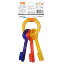 Nylabone Puppy Chew Keys Toy - Puppy Chew Toys for Teething - Puppy Supplies - Bacon Flavor, Small