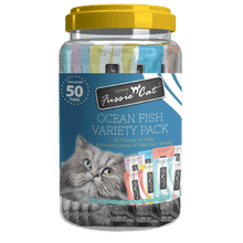 Ocean fish variety pack 50 tubes fussie cat