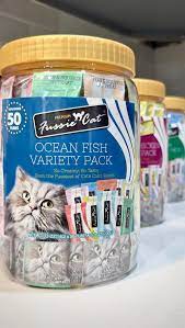 Ocean fish variety pack 50 tubes fussie cat