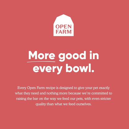 Open Farm Ancient Grains Dry Dog Food, Humanely Raised Meat Recipe with Wholesome Grains and No Artificial Flavors or Preservatives (Grass - Fed Beef Ancient Grain, 4 Pound