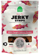 Open Farm Dehydrated Grain - Free Dog Treats, Gently Cooked Recipe with Natural Simple Ingredients and No Artificial Flavors or Preservatives (1 Pack Salmon Jerky)