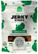 Open Farm Dehydrated Grain - Free Dog Treats, Gently Cooked Recipe with Natural Simple Ingredients and No Artificial Flavors or Preservatives (1 Pack Turkey Jerky)