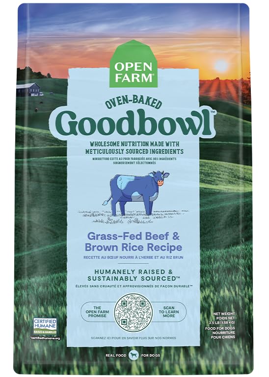 Open Farm Goodbowl Beef & Brown Rice Recipe for Dogs, 22 lbs