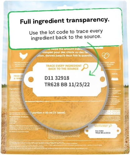 Open farm grain free harvest chicken recipe freeze dried raw dog food meal mixer 3.5oz dog treat