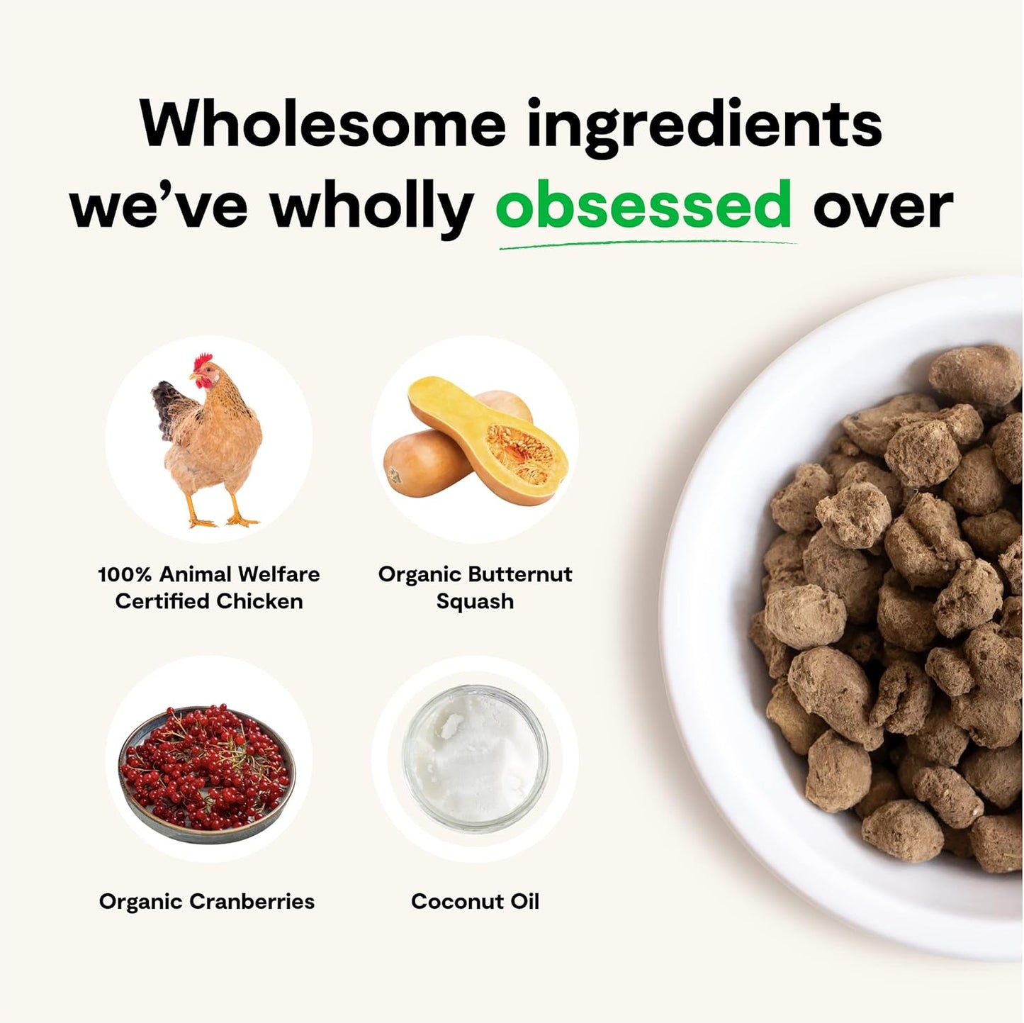 Open farm grain free harvest chicken recipe freeze dried raw dog food meal mixer 3.5oz dog treat