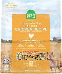 Open farm grain free harvest chicken recipe freeze dried raw dog food meal mixer 3.5oz dog treat