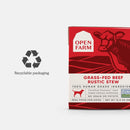 Open Farm Grass - Fed Beef Rustic Stew Wet Dog Food, Grain - Free Meal or Food Topper with Responsibly Sourced Meat and Superfoods Without Artificial Ingredients 12.5 Oz Each