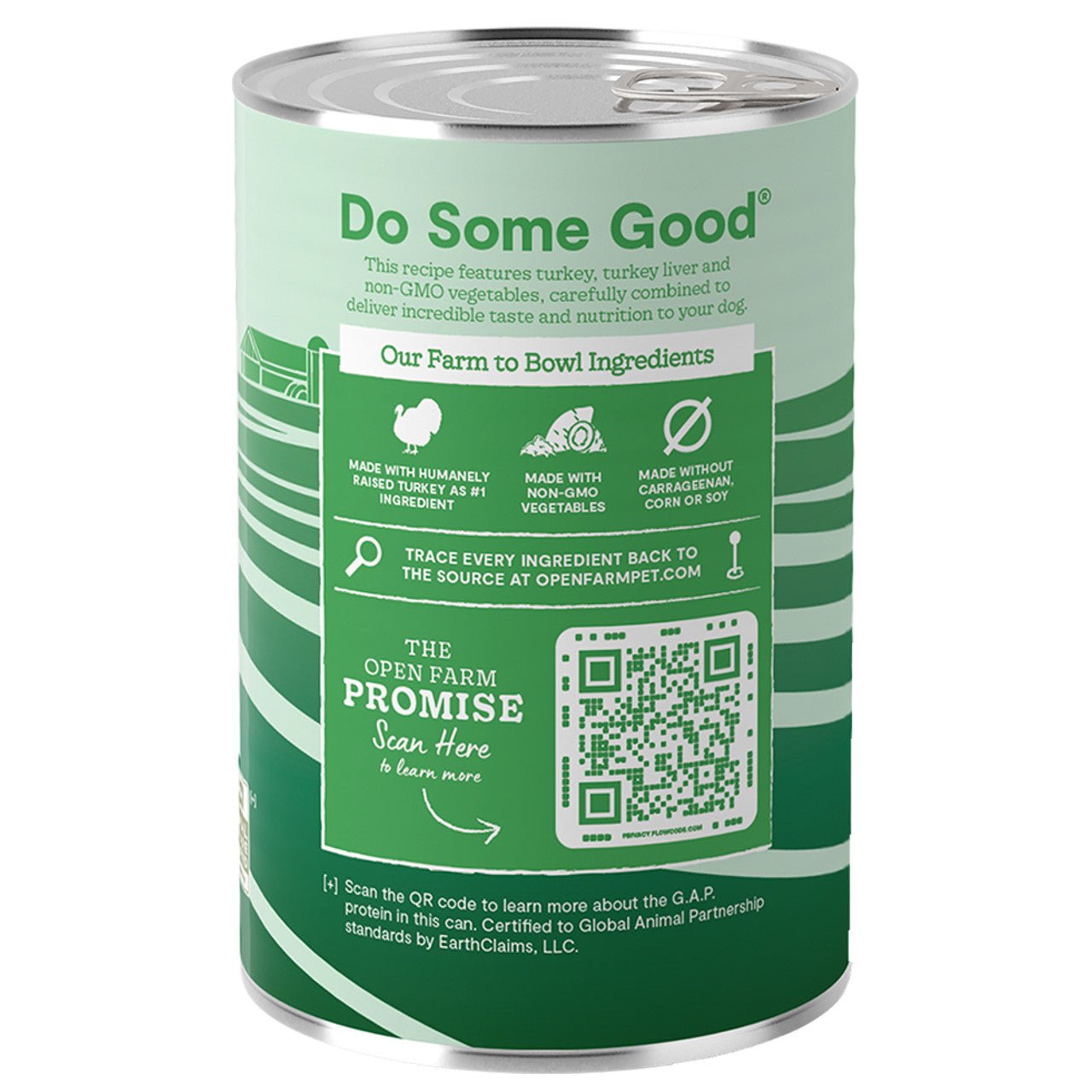 Open farm homestead turkey canned food - 12.5oz