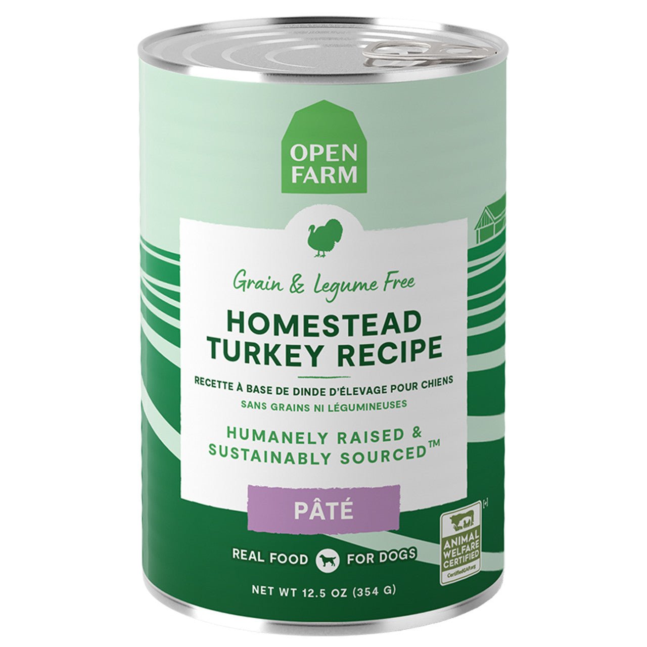 Open farm homestead turkey canned food - 12.5oz