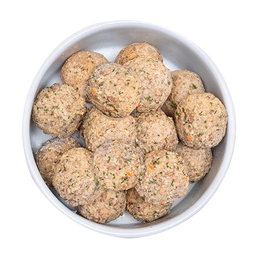 Open farm meat balls beef & pork recipe 14oz frozen dog food