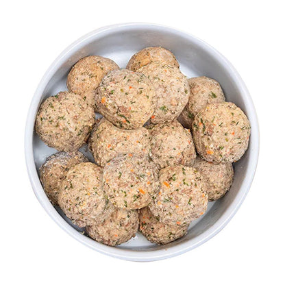 Open farm meat balls beef & pork recipe 14oz frozen dog food