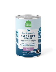 Open farm surf and turf recipe canned food pate 12.5 oz