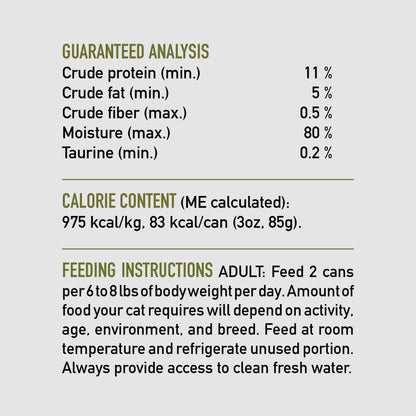 Orijen Adult Wet Cat Food - Grain - Free Duck & Chicken Entrée in Bone Broth, 5.5 oz