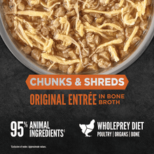 Orijen chunks & shreds original entree canned cat food 3oz wet food