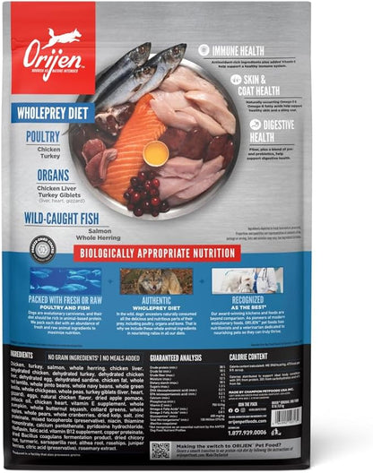 Orijen dog original 13lb dry dog food kibble