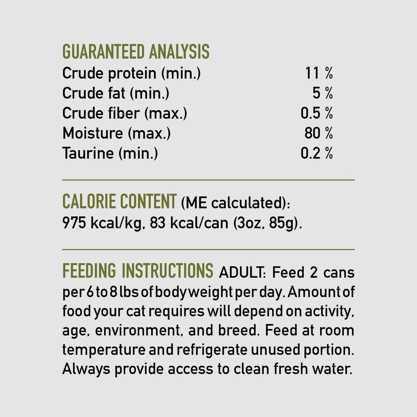 Orijen Duck And Chicken Entree In Bone Broth Wet Cat Food, Wholeprey Ingredients, 3 Oz