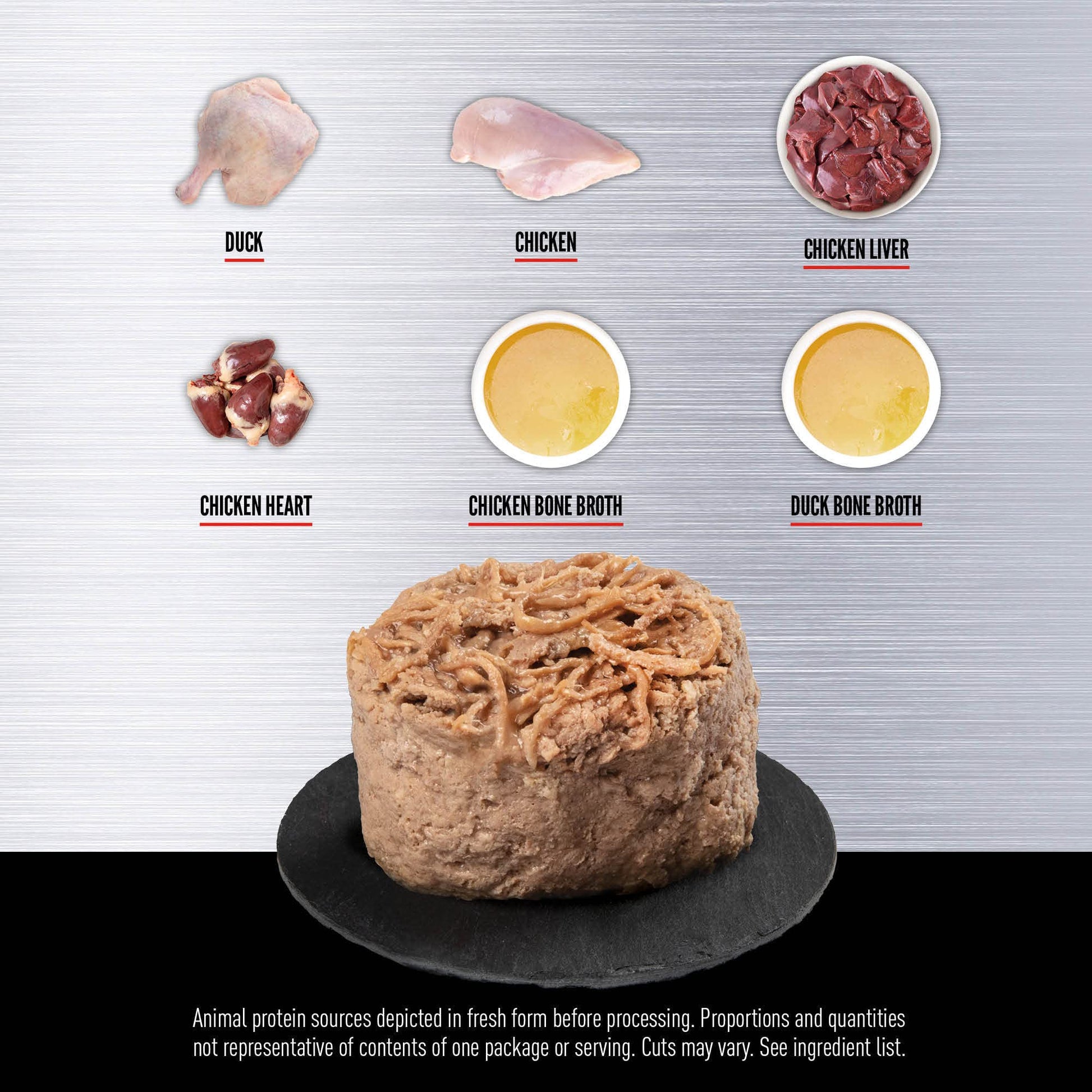 Orijen Duck And Chicken Entree In Bone Broth Wet Cat Food, Wholeprey Ingredients, 3 Oz