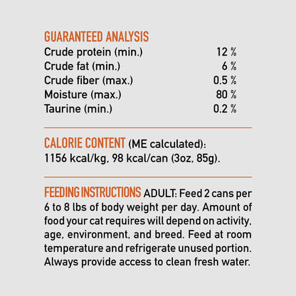 Orijen Original Entree In Bone Broth Wet Cat Food, Wholeprey Ingredients, 3 Oz