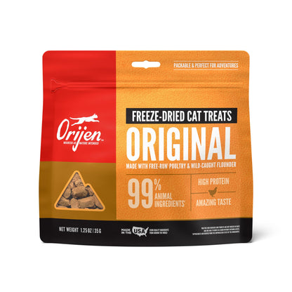 Orijen Original Freeze Dried Cat Treats, Grain Free Treats For Cats, Raw Animal Ingredients, 1.25Oz