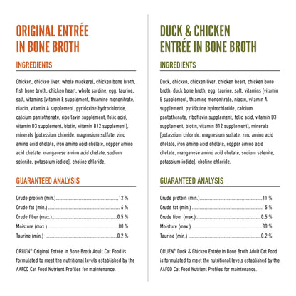 Orijen Premium Pate Variety Original Recipe + Duck & Chicken Recipe , 3Oz