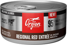 Orijen regional red entree wet canned cat food in bone broth 3oz