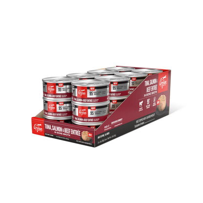 Orijen Tuna, Salmon And Beef Entree Adult Wet Cat Food, Wholeprey Ingredients, 3 Oz
