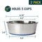 Our Pets Durapet Stainless Steel Bowl For Dog - Cup - 6.9"X6.9"X2.5