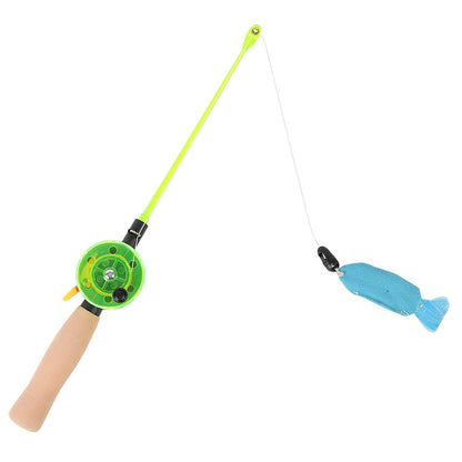 Our Pet's Go Fish Cat Fishing Pole Cat Toy with Catnip Fish Teaser and Rod Interactive Cat Wand Toys for Indoor Cats