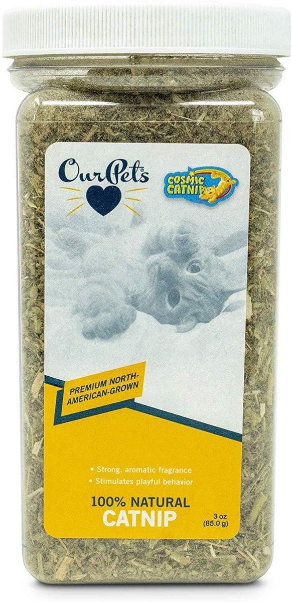 OurPets Cosmic Catnip 100% Natural For Cat - 3.5 oz Cup